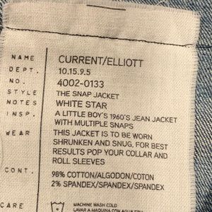 Current/elliott star print jacket
